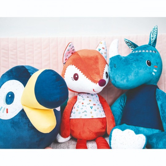 Marius Grande peluche rhino Lilliputiens