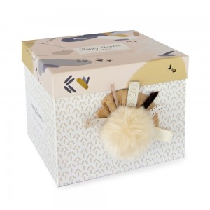 Doudou Peluche Happy Lapin - Nature (17 cm) - Jeux de société - Acheter
