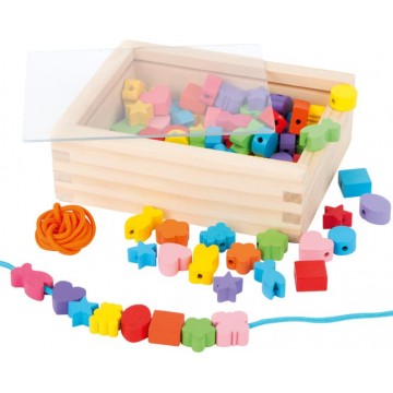 Perles à enfiler en bois Melissa & doug