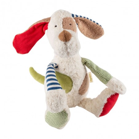 Peluche Coton Bio Chien patchwork Sigikid