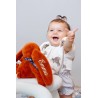 Peluche Lapin Méloé Orange Potiron Maïlou personnalisable