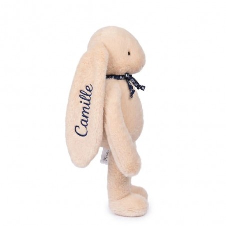 Peluche lapin Méloé Beige Maïlou (37cm) personnalisable