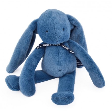Lapin Méloé Bleu intense Maïlou personnalisable