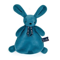 Doudou Lapin Dorlotin Bleu Minéral Mailou Tradition