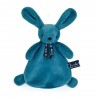 Doudou Lapin Dorlotin Bleu Minéral Mailou Tradition