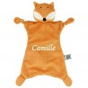 Doudou bio Mr. Fox le renard Trixie personnalisable