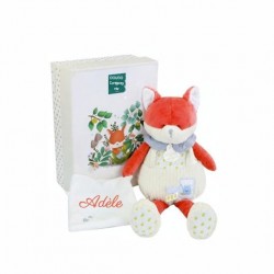 Pantin Romarin le renard Doudou et Compagnie personnallisable