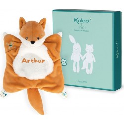 Doudou Renard Léonard Les Fripons Kaloo personnalisable