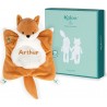 Doudou Renard Léonard Les Fripons Kaloo personnalisable