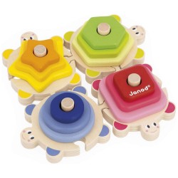 Tortues à empiler I Wood Janod