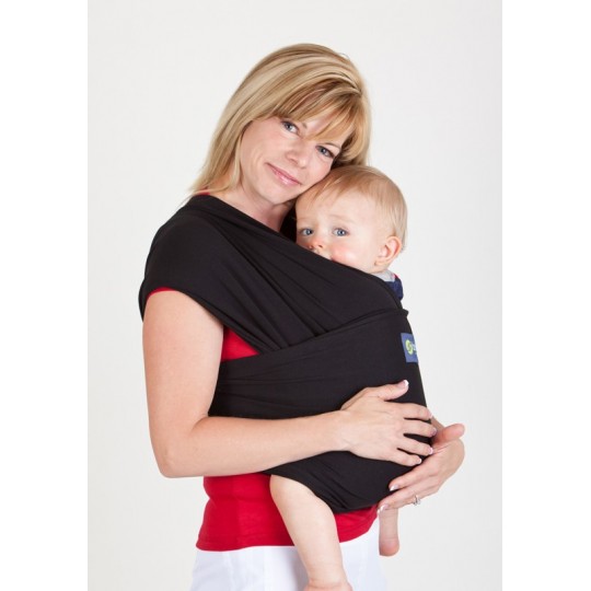 Echarpe de portage Boba Wrap Noire.