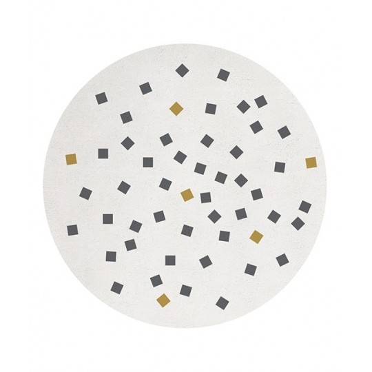 Tapis coton imprimé petits carrés Lilipinso