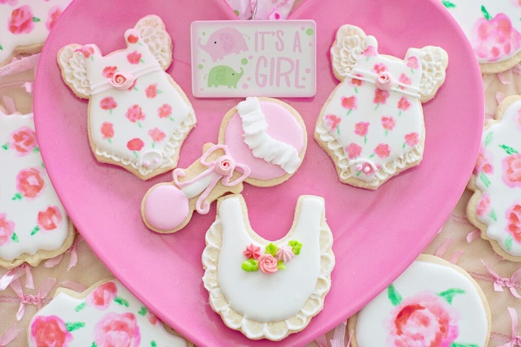 image gateaux fête baby shower