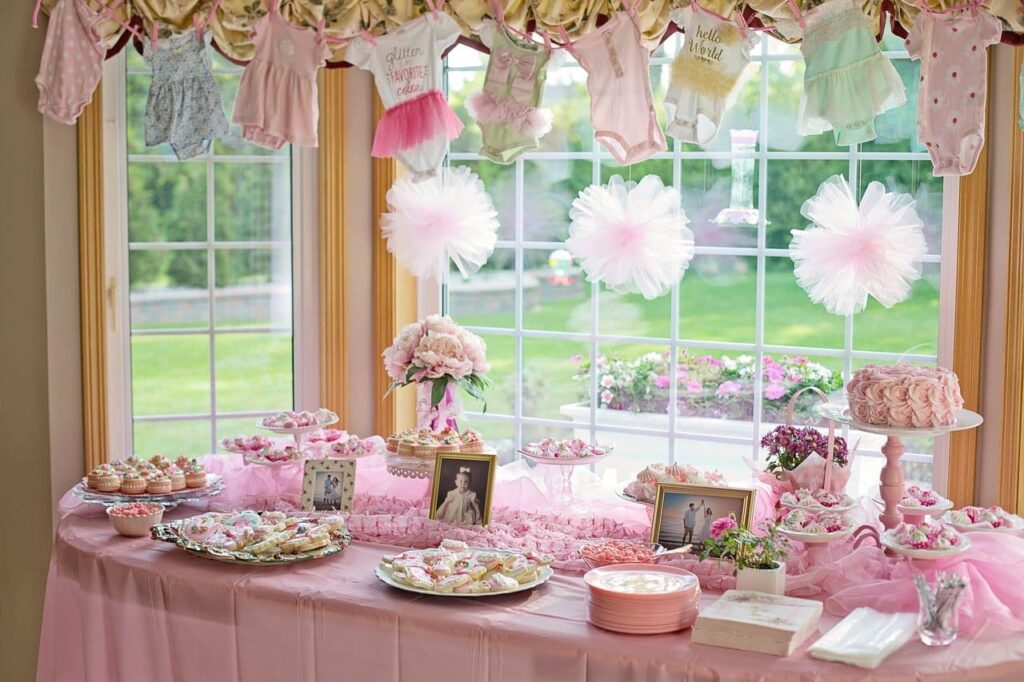 photo baby shower rose